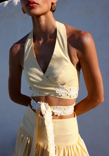 BIANCA BUTTER YELLOW TOP
